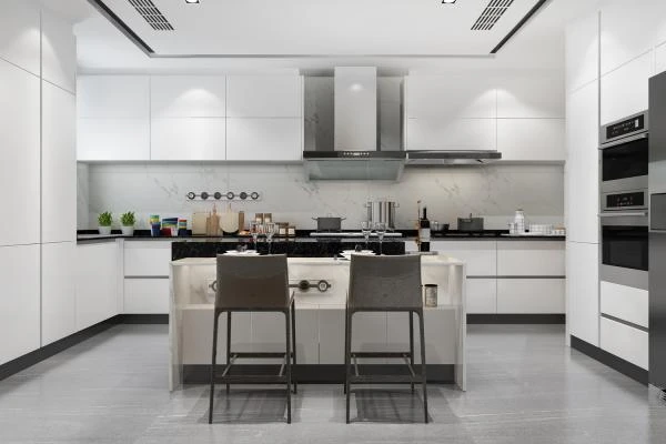 Aménagement haut de gamme de cuisine à LAMORLAYE | MELLA INSPIRATION